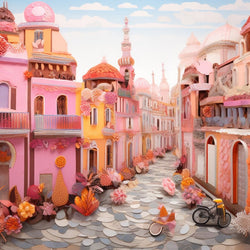 dream land street diamond painting
