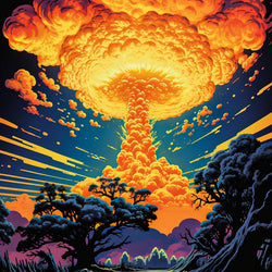 A Massive Explosion Diamond Painting