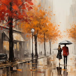 Couple Walking Diamond Painting