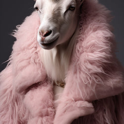 Goat in furry coat Diamond Painting