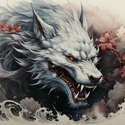Dragon Painting by Diamonds