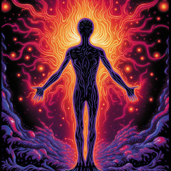 psychedelic Energy Painting by Diamond