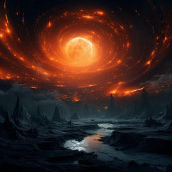 World on Fire Diamond Painting