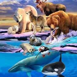 Alaska Animals Paint by Diamonds