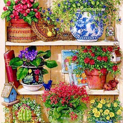 Amazing Flowers Corner Diamond Painting