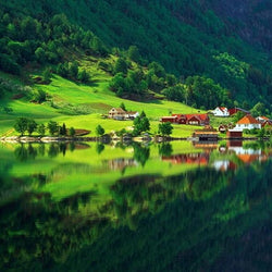 Amazing Green Valley Paint by Diamonds