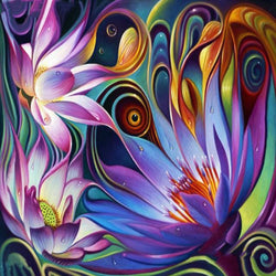 Amazing Lotus Art Diamond Painting Kit