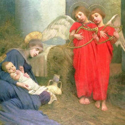 Angels Entertaining the Holy Child Diamond Painting