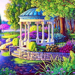 Beautiful Garden Gazebo Diamond Painting