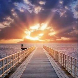 Beautiful Sunrise Paint by Diamonds
