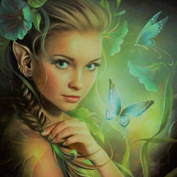 Beautiful Girl Paint by Diamonds