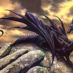 Black Dragon Diamond Painting