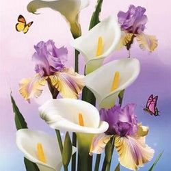 Lilly Paint by Diamonds