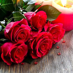 Candles & Roses DIY Painting