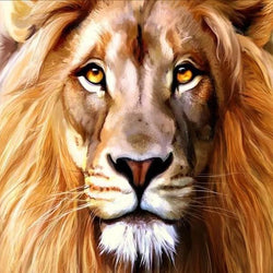 Captivating Lion Diamond Painting Kit