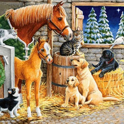 Cartoon Animals DIY Painting Kit