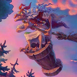 Cartoon Witch Diamond Painting