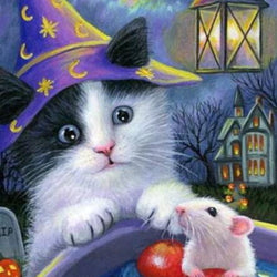 Cat & Mouse Diamond Painting Kit