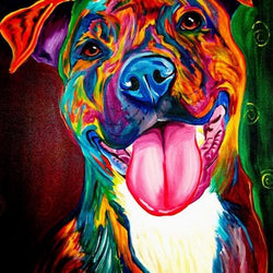 Colorful Dog Diamond Painting