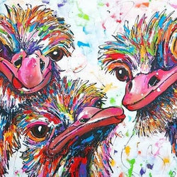 Ostrich Diamond Painting