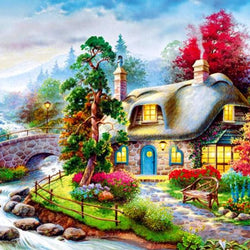 Cozy Cottage Diamond Painting Kit
