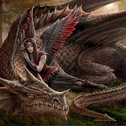 Dragon & Queen Paint by Diamonds