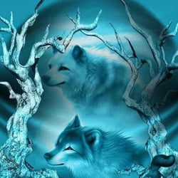 Dream Wolves Paint by Diamonds