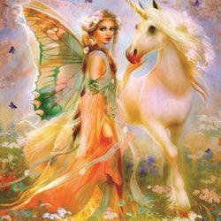 Fantasy Fairy & Unicorn Paint by Diamonds