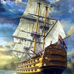Ship DIY Diamond Painting Kit