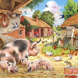 Farm Animals Paint by Diamonds