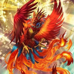 Fire King Phoenix Paint by Diamonds