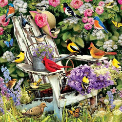 Garden Birds Diamond Painting Kit