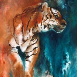 Glamorous Tiger Diamond Painting Kit