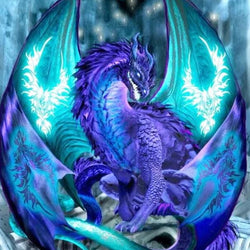 Glowing Dragon Diamond Painting Kit