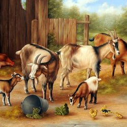 Goats Diamond Painting Kit