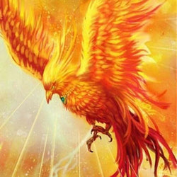 Golden Phoenix Diamond Painting Kit