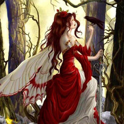  Fairy  in the Forest Paint by Diamonds