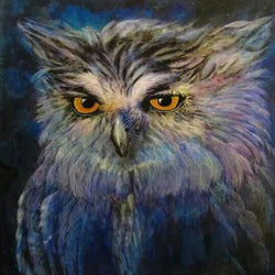 Great Horned Owl Diamond Painting Kit