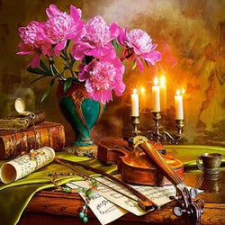 Flowers Round Rill Painting Kit