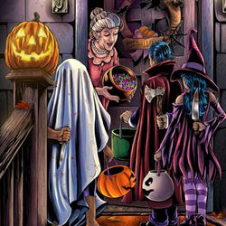 Halloween Spook Paint by Diamonds