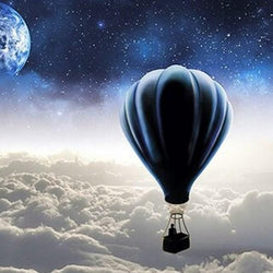 Hot Air Balloon Paint by Diamonds