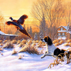 Hunting Dog Diamond Painting Kit