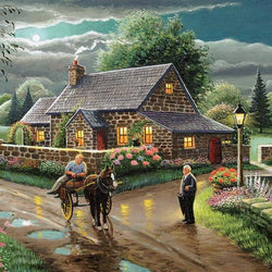 Lakeside Cottage Diamond Painting Kit