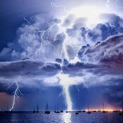 Lightning Sky & Storm Diamond Painting