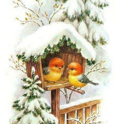 Birds House Paint by Diamonds