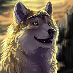 Lovely Wolf Diamond Painting