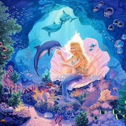 Mermaid Queen Paint by Diamonds