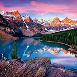 Mountains on Fire Paint by Diamonds