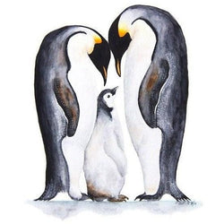 Penguins Pair with Baby Diamond Painting