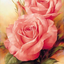 Pink Roses- Diamond Painting